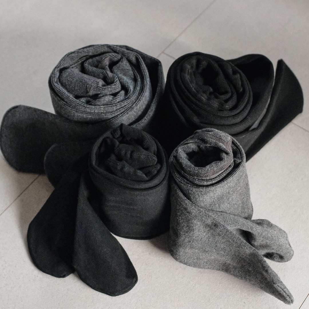 겨울 기모 융털 스타킹 골지 롱 스타킹 2color 이미지 6