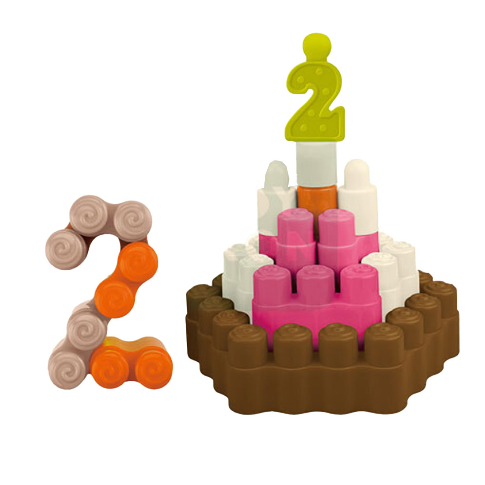 팝보블럭 123 생일케이크 만들기 블럭놀이 - 상품 이미지