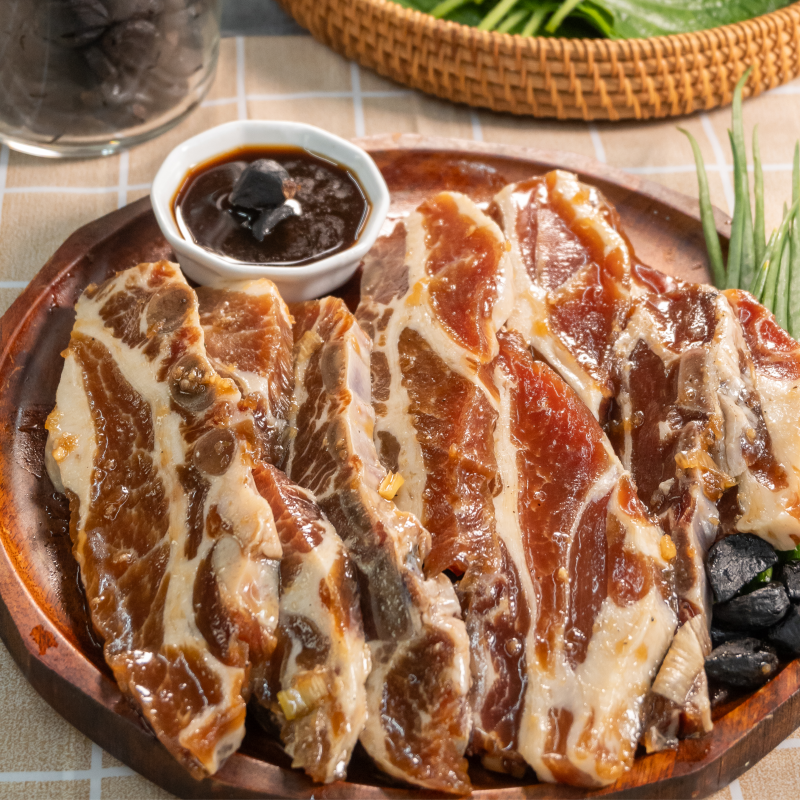 [고기함량 95%] 성화푸드 달수 포천식 흑마늘 수제 간장 LA돼지갈비 600g, 2개 이미지 7