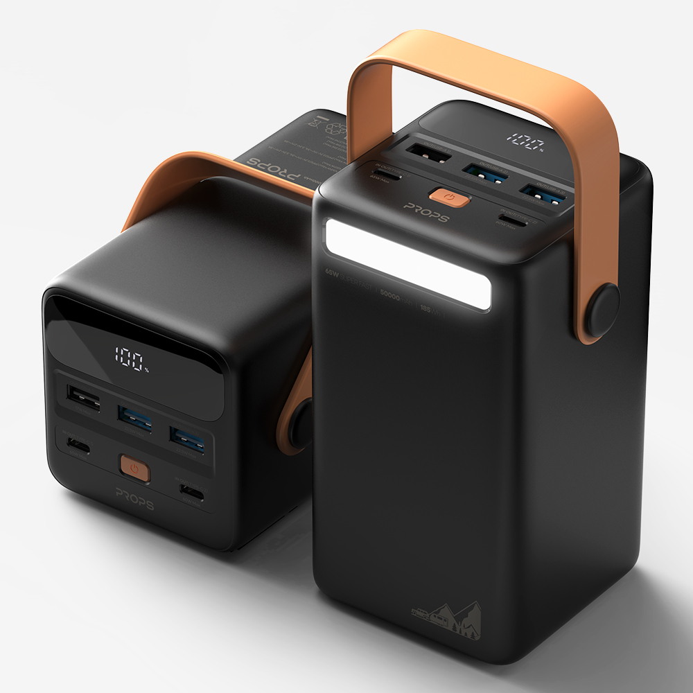 65W PPS 초고속 충전 50000mAh 대용량 차박 캠핑용 노트북 보조배터리