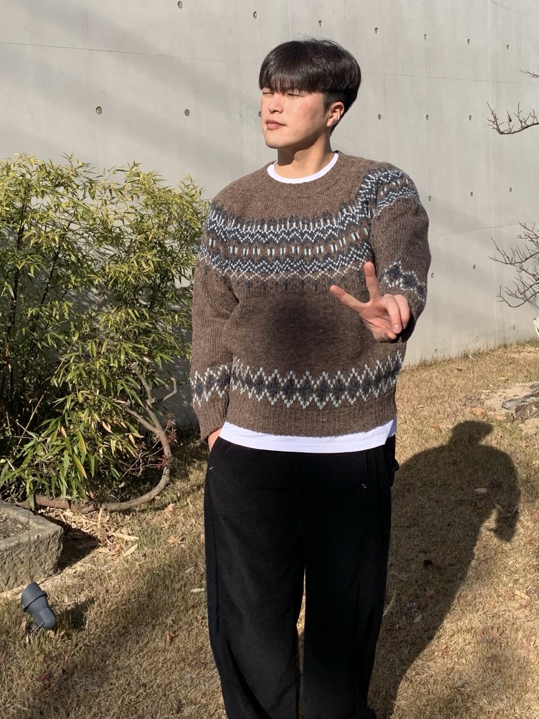 노르딕니트 빈티지 노르딕스웨터 오버핏 커플니트 이미지 7