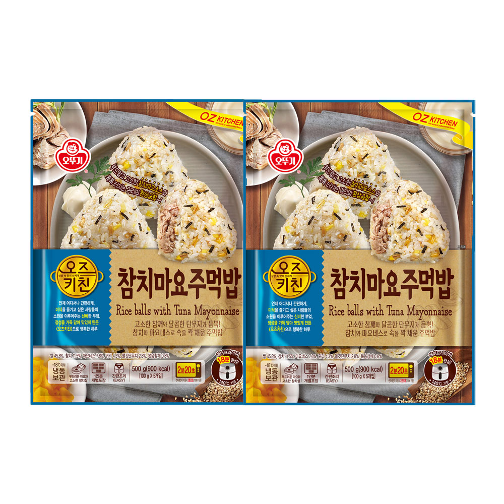 오뚜기 오즈키친 참치마요주먹밥 500g, 1개 - 상품 이미지