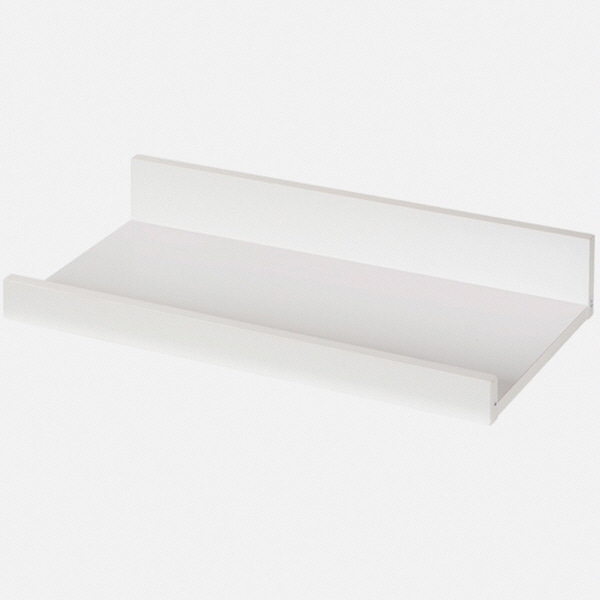 TUNEL 벽선반 55x26x9 550x260x90mm, 1단, 화이트 2336.9547 - 상품 이미지