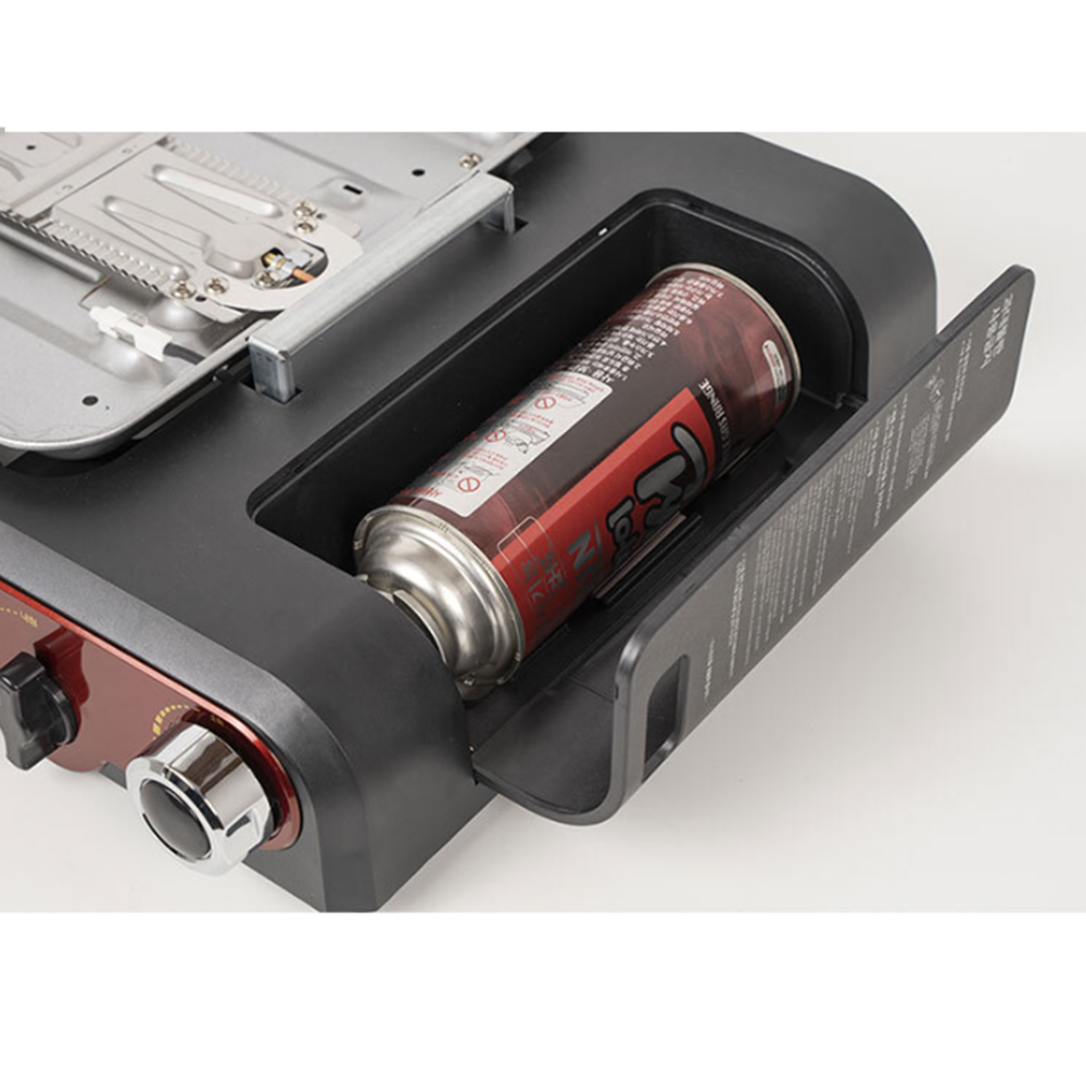 부탄가스그릴 가스 불판 대형 사각 캠핑 휴대용 와이드 그릴