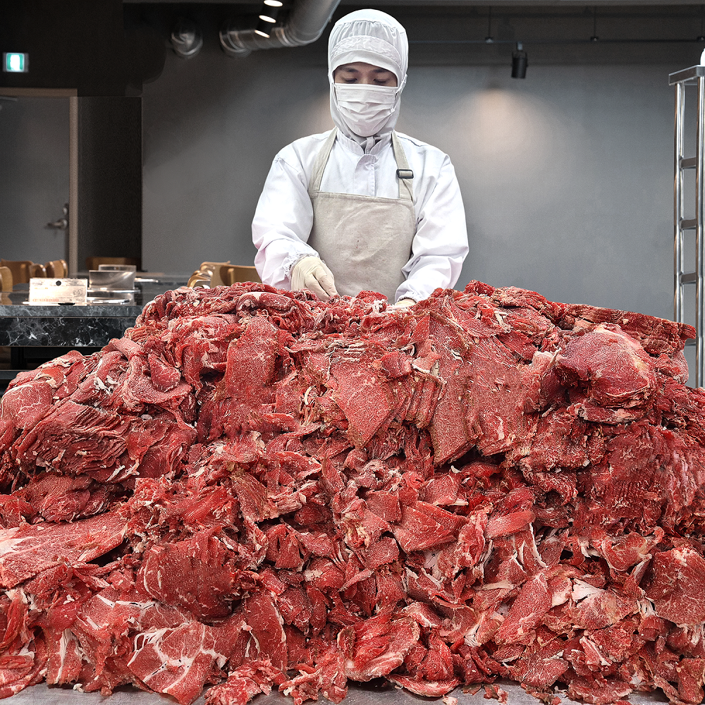 한우 양념 불고기 식당용 대용량 업소용 소불고기 5kg