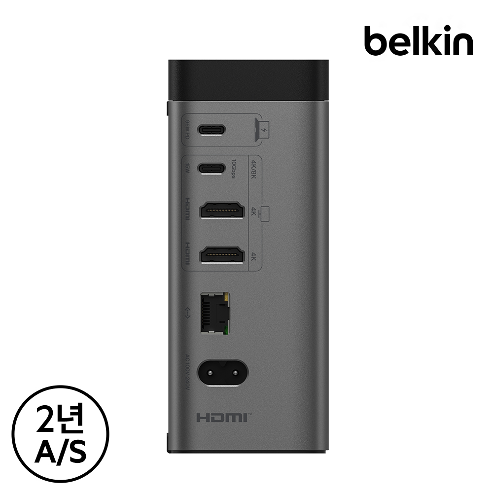 벨킨 11in1 프로 C타입 멀티 허브 독 도킹스테이션 GaN 150W 8K 트리플 디스플레이 INC020qc 맥북 에어 M4 갤럭시북5 호환 이미지 3