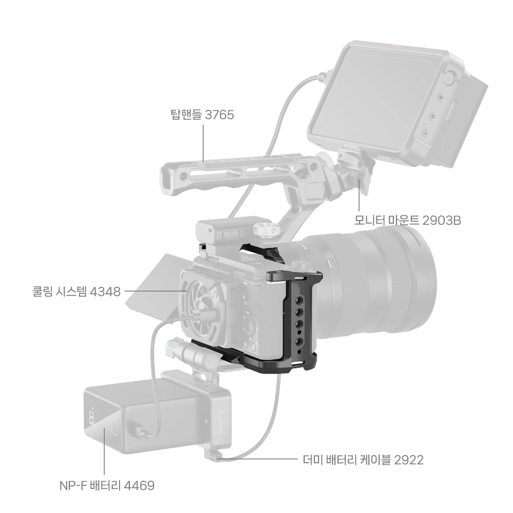 스몰리그 4867 소니 ZV-E10 II 케이지 키트 이미지 7
