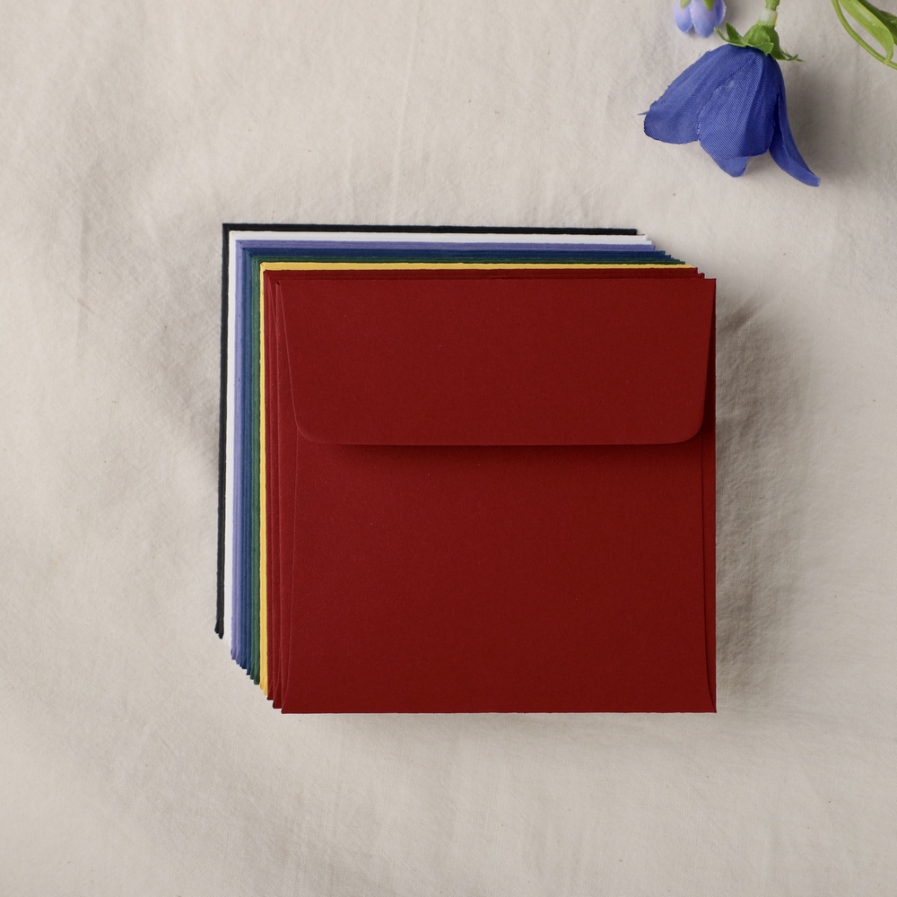 자체 제작 50p 90x90 정사각 봉투 청첩장 카드 초대장 감사