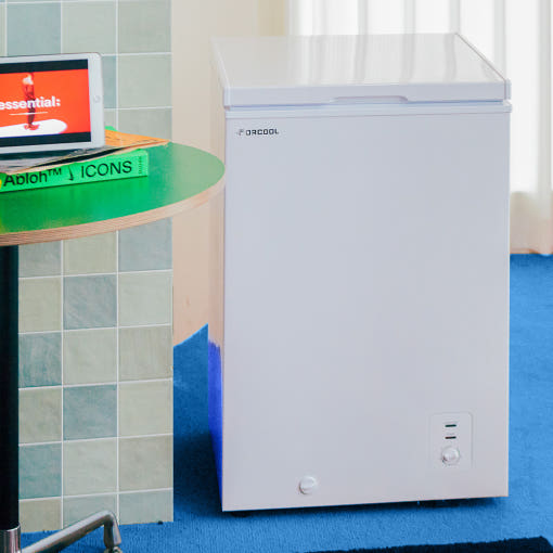 포쿨 소형 냉동고 100L 화이트 이미지