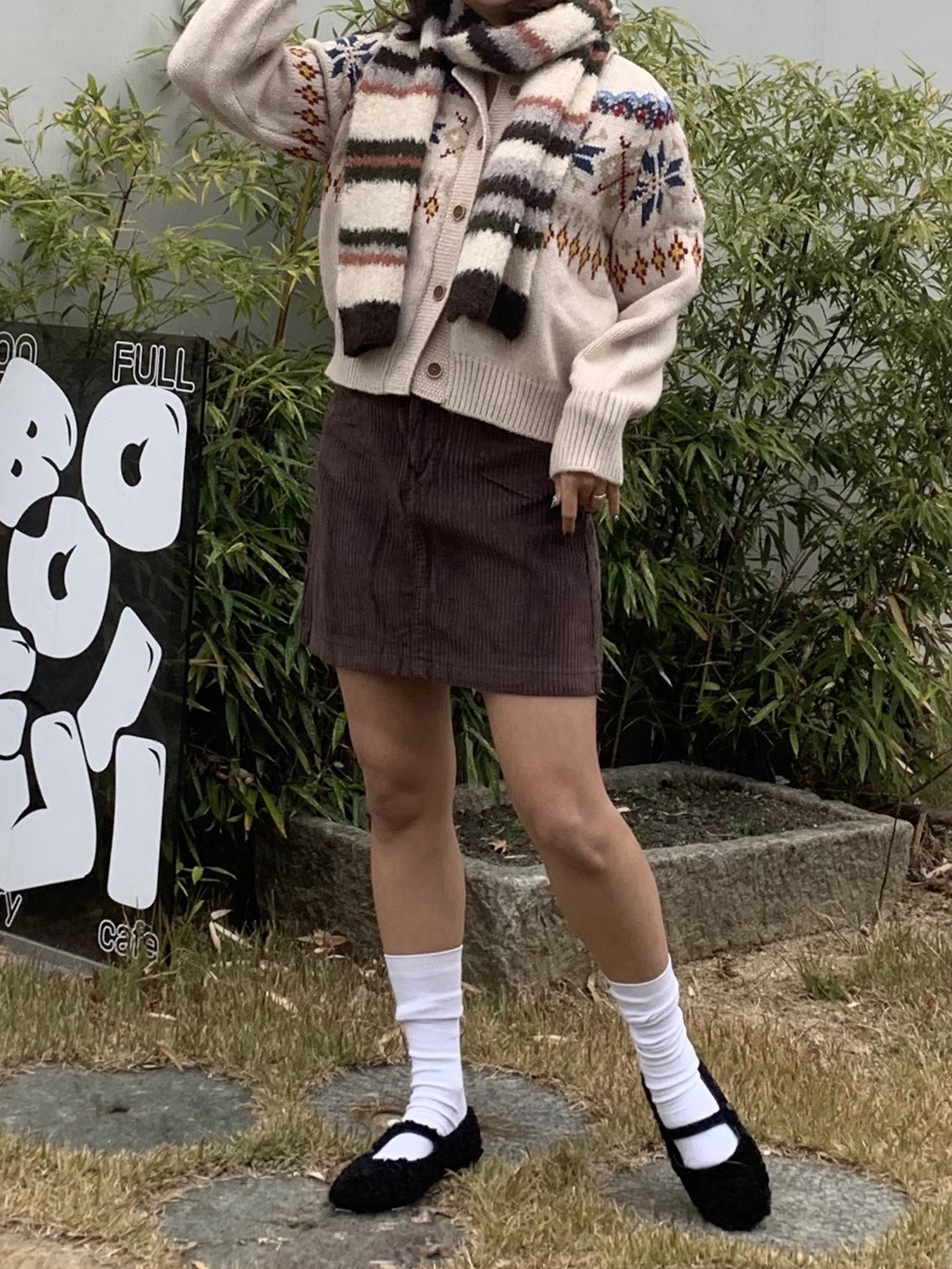 스트라이프머플러 커플목도리 목돌이 크리스마스목도리 이미지 7
