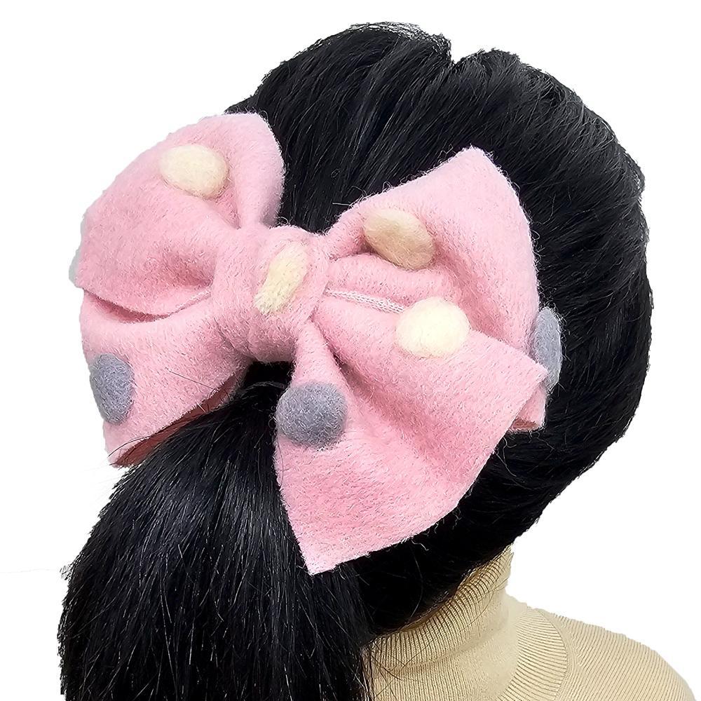 버블리 빅리본 아동헤어핀 논슬립 자동핀 - 상세 이미지 2