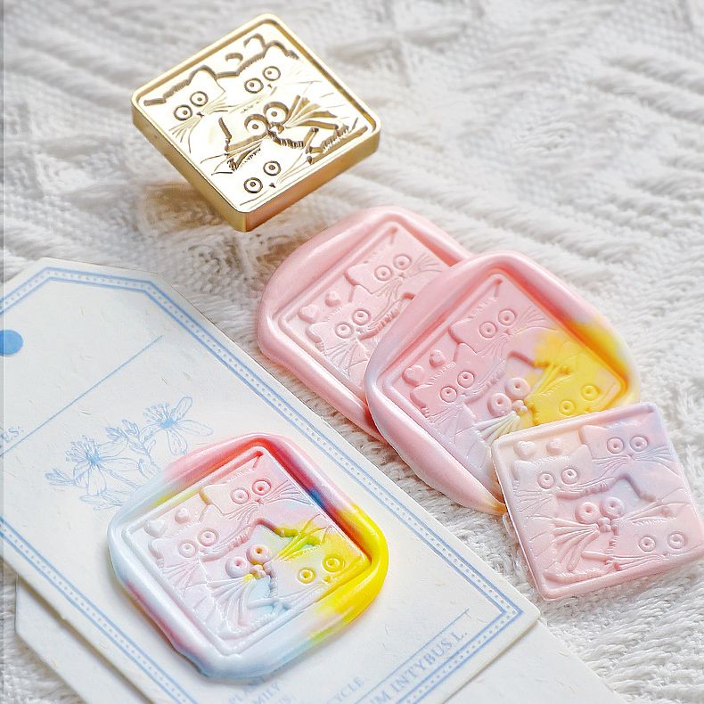 실링왁스 인장 스탬프 아기자기 동물 캐릭터 털뭉치들