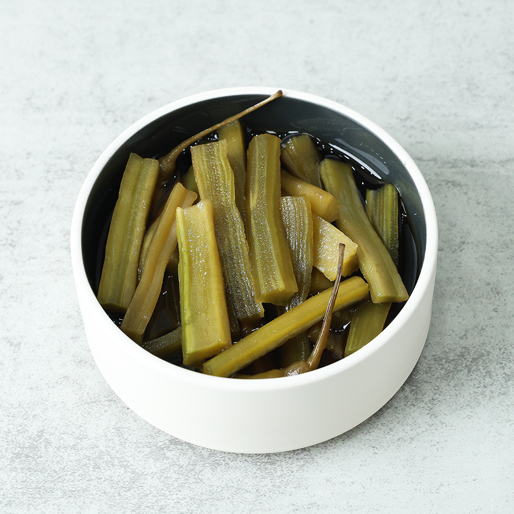 알싸한 장아찌 4종세트 궁채1kg 명이200g 고추채300g 마늘쫑채300g - 상세 이미지 3