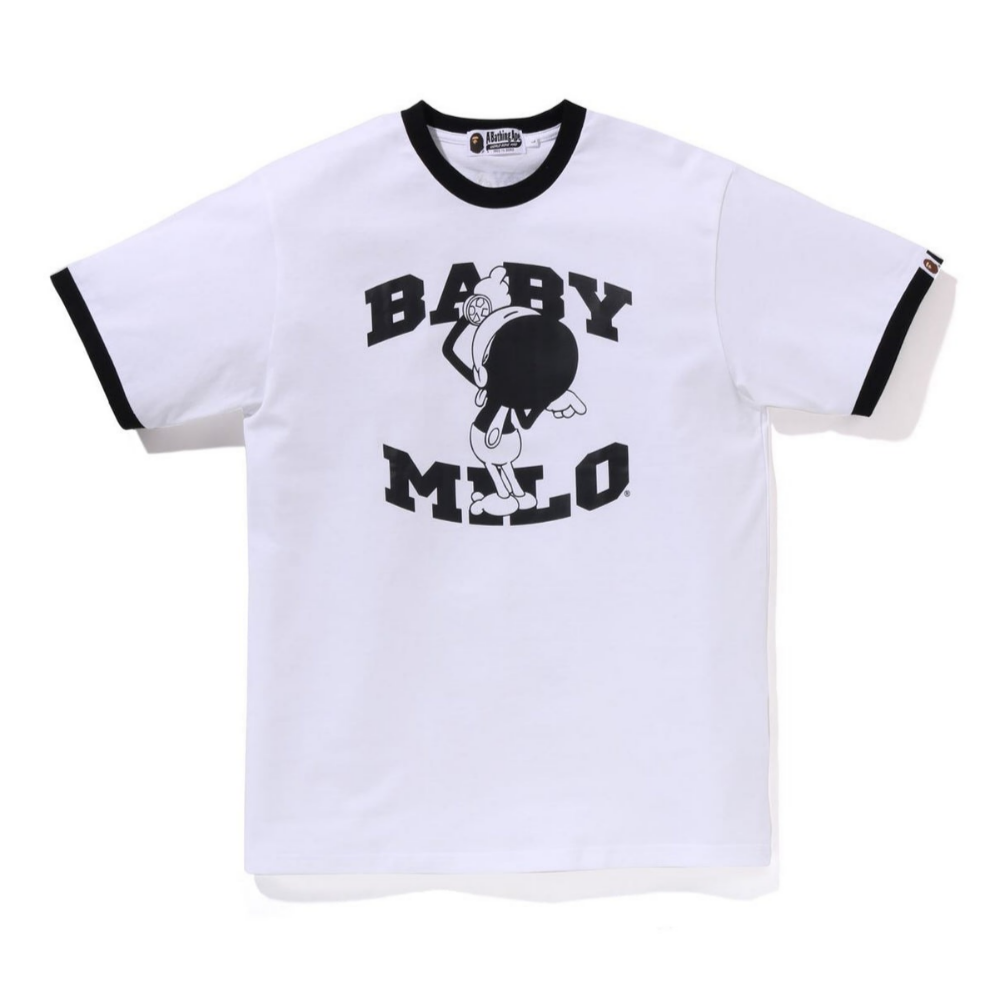 베이프 반팔티 BABY MILO RINGER TEE 1 2K72-109-001 - 상품 이미지