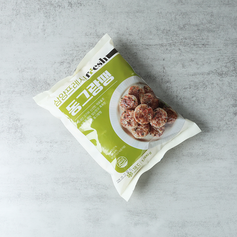 삼양 프레시 동그랑땡 업소용 반찬 냉동 1kg, 2개 - 상세 이미지 2