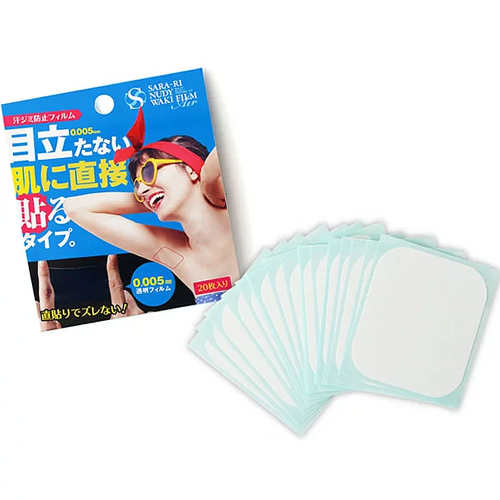 사라리 겨드랑이 누디 겨땀패드 겨땀 투명패치 쉐모아 20p AIR - 상품 이미지