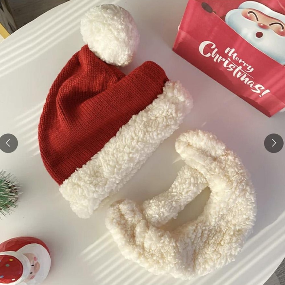 산타 수염 모자 북실북실 산타클로스 얼굴 가면 털모자 크리스마스 파티 이벤트