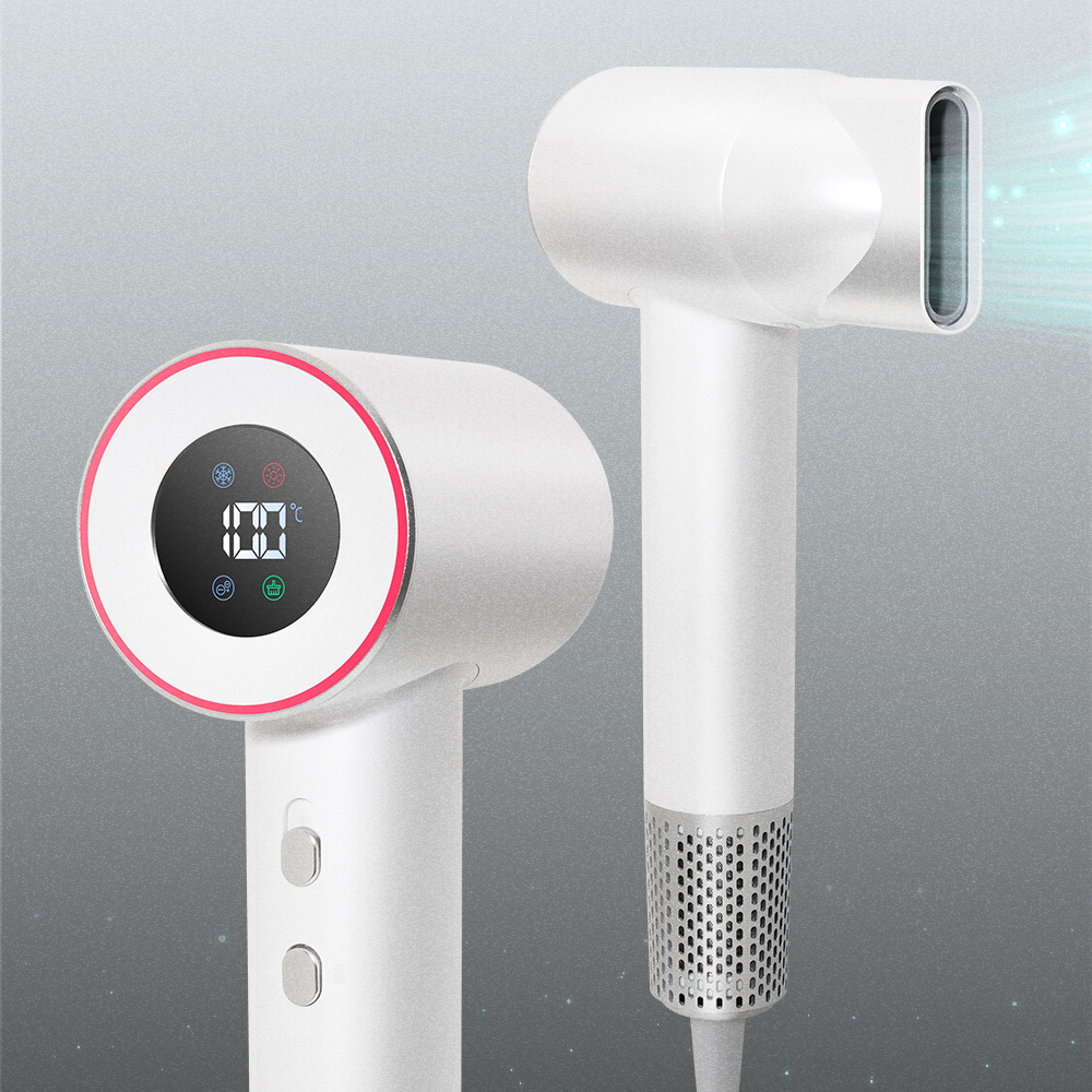 비브르 헤어 드라이기 BLDC 전문가용 음이온 초경량 LED 스마트 온도조절