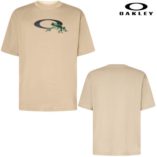오클리 OAKLEY 개구리 프린트 티셔츠 FOA406337-7 B5 베이지 - 상세 이미지 2