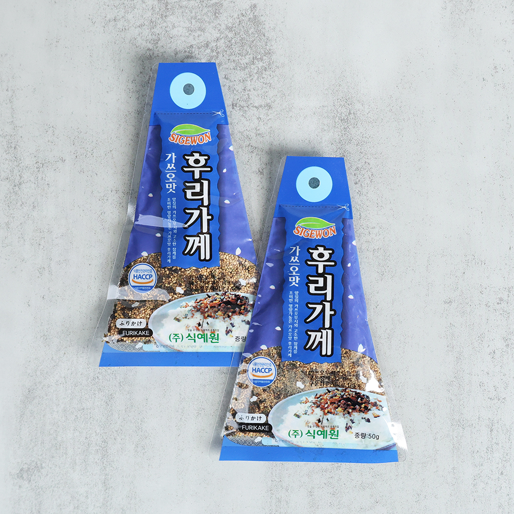 식예원 맛있는 가쓰오맛 후리가께 업소용 밥친구 (50g x 10개) x 6봉 주먹밥 알밥 - 상품 이미지