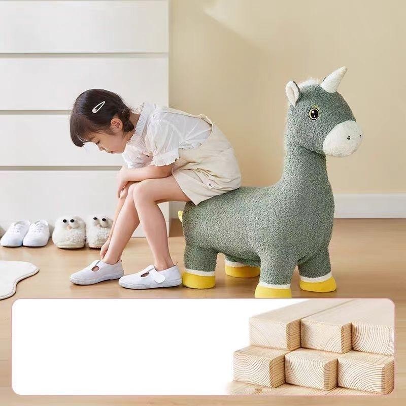 너무 귀여운 유니콘 스툴의자 동물의자 동물인형의자 - 상품 이미지