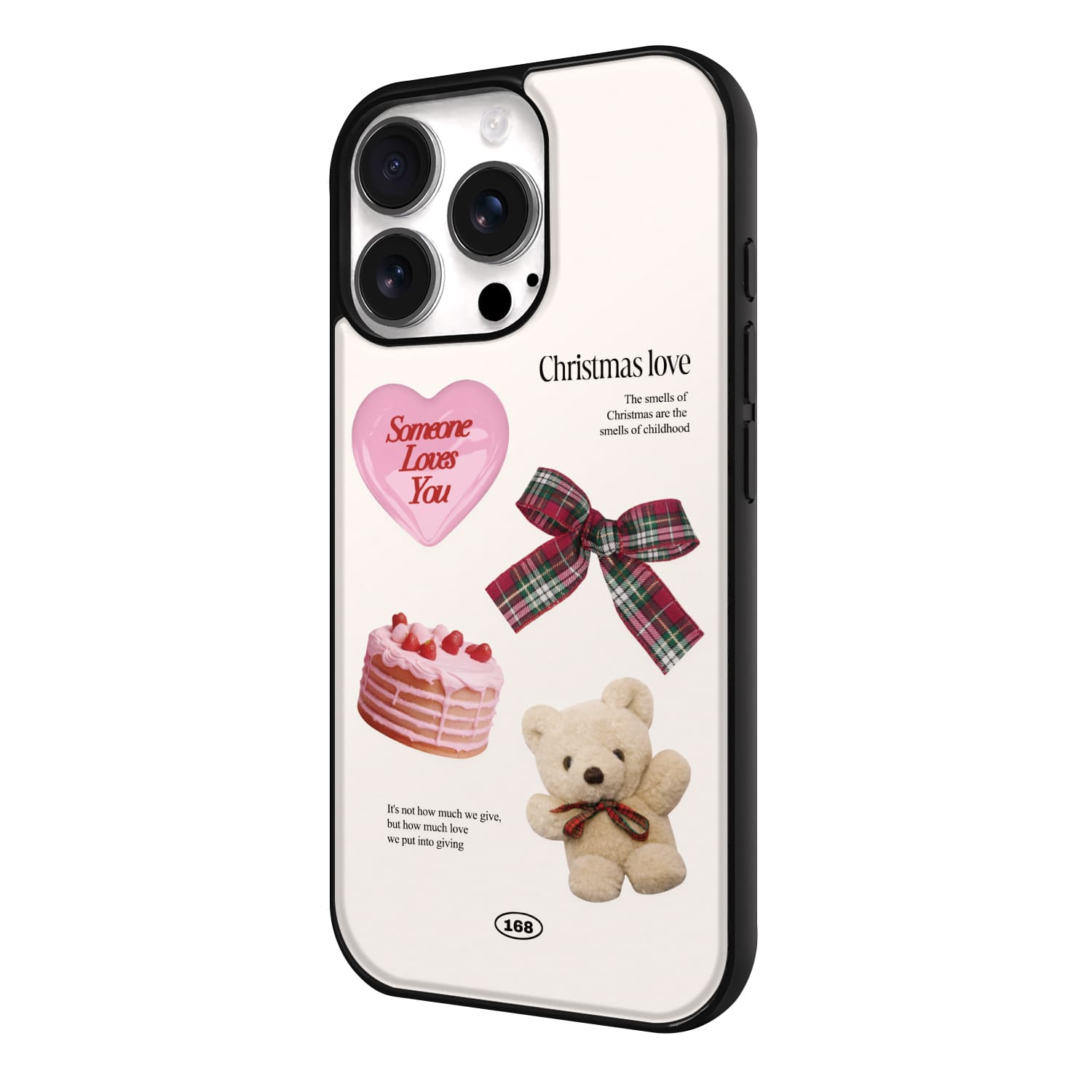 아이폰16 프로 맥세이프 케이스 우정 스웨이드 크리스마스 러브 - 상세 이미지 4