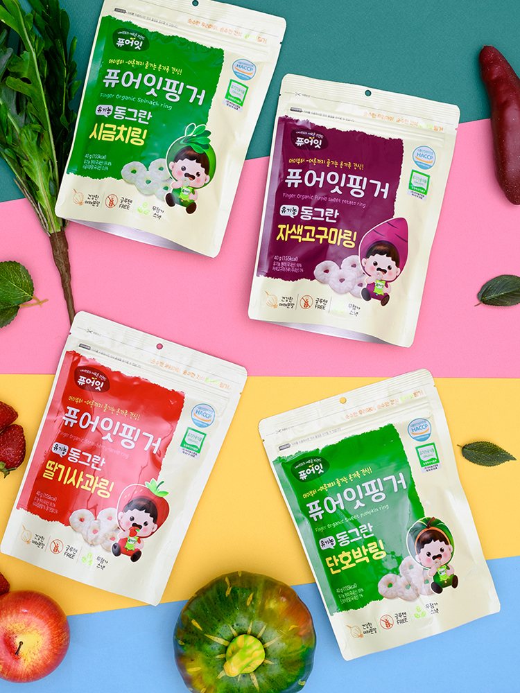 퓨어잇 유기농쌀과자 떡뻥 6봉+야채스틱 6봉 아기과자 이미지 8