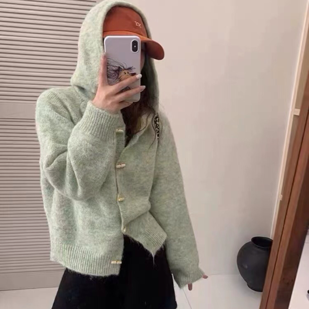 알파카가디건 떡볶이가디건 - 상세 이미지 4