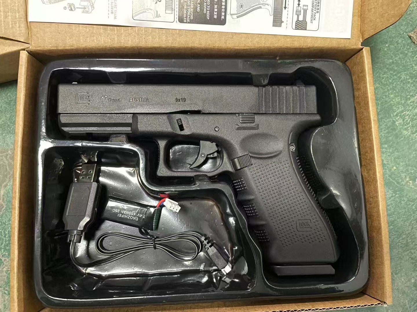 글록17 Glock17 G17 Gen4 수정탄 EBB 핸드건 권총 제품 이미지