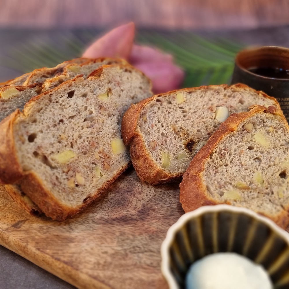 봄내 시골 고구마빵 통밀빵 깜빠뉴 880g 군고구마로 만든 비건 샌드위치 치아바타 모닝 통밀식빵 이미지 8