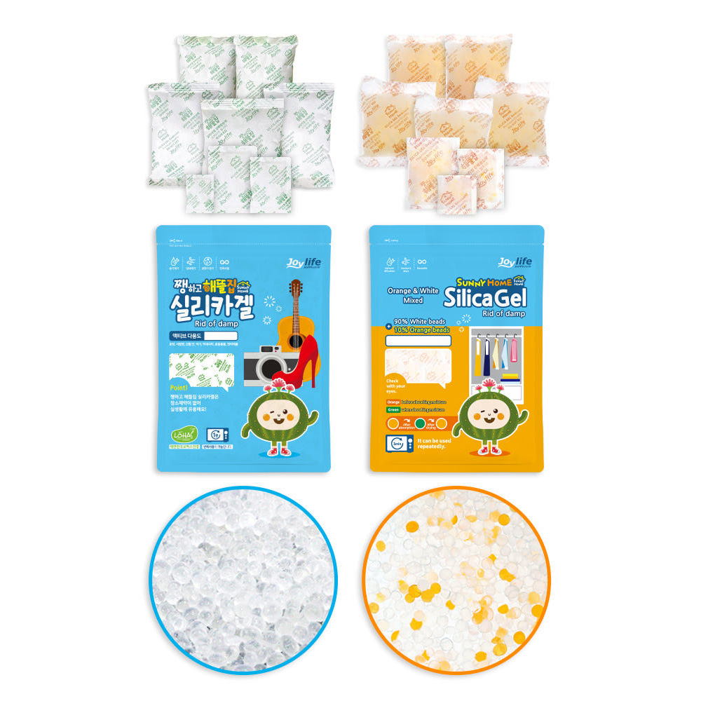 1+1 쨍하고해뜰집 실리카겔 믹스겔 식품용 제품용 습기제거제 재사용가능