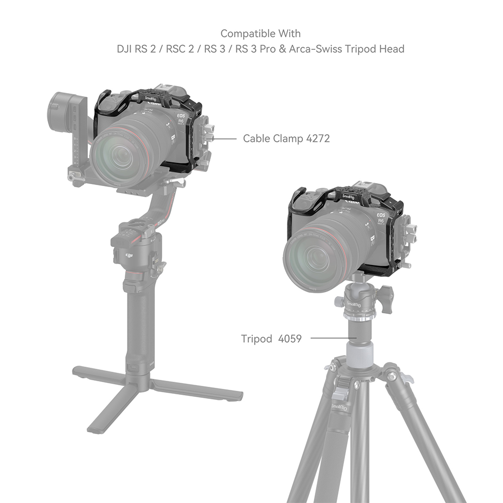 스몰리그 4161 블랙맘바 캐논 EOS R6 Mark II 케이지 이미지 7