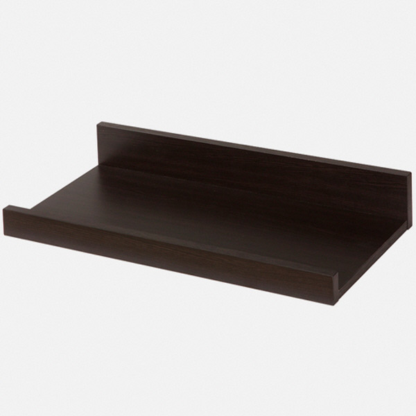 TUNEL 벽선반 55x26x9 550x260x90mm, 1단, 블랙브라운 5797.0564 - 상품 이미지