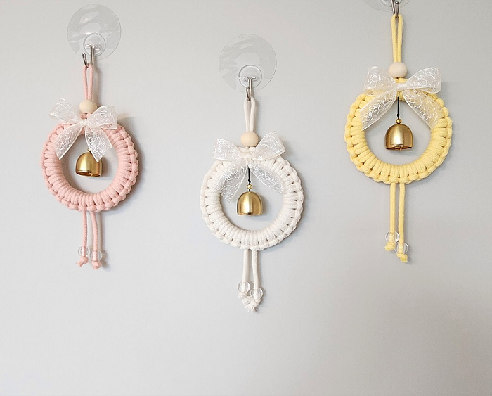 마크라메 현관 도어벨 풍경종 인테리어 문종