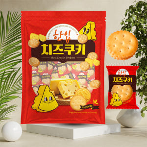 한입 치즈쿠키 1kg 답례품 카페쿠키 대용량 과자 크래커 (약 160개입... 맛있게 먹은 솔직 후기 - 상품 이미지 1