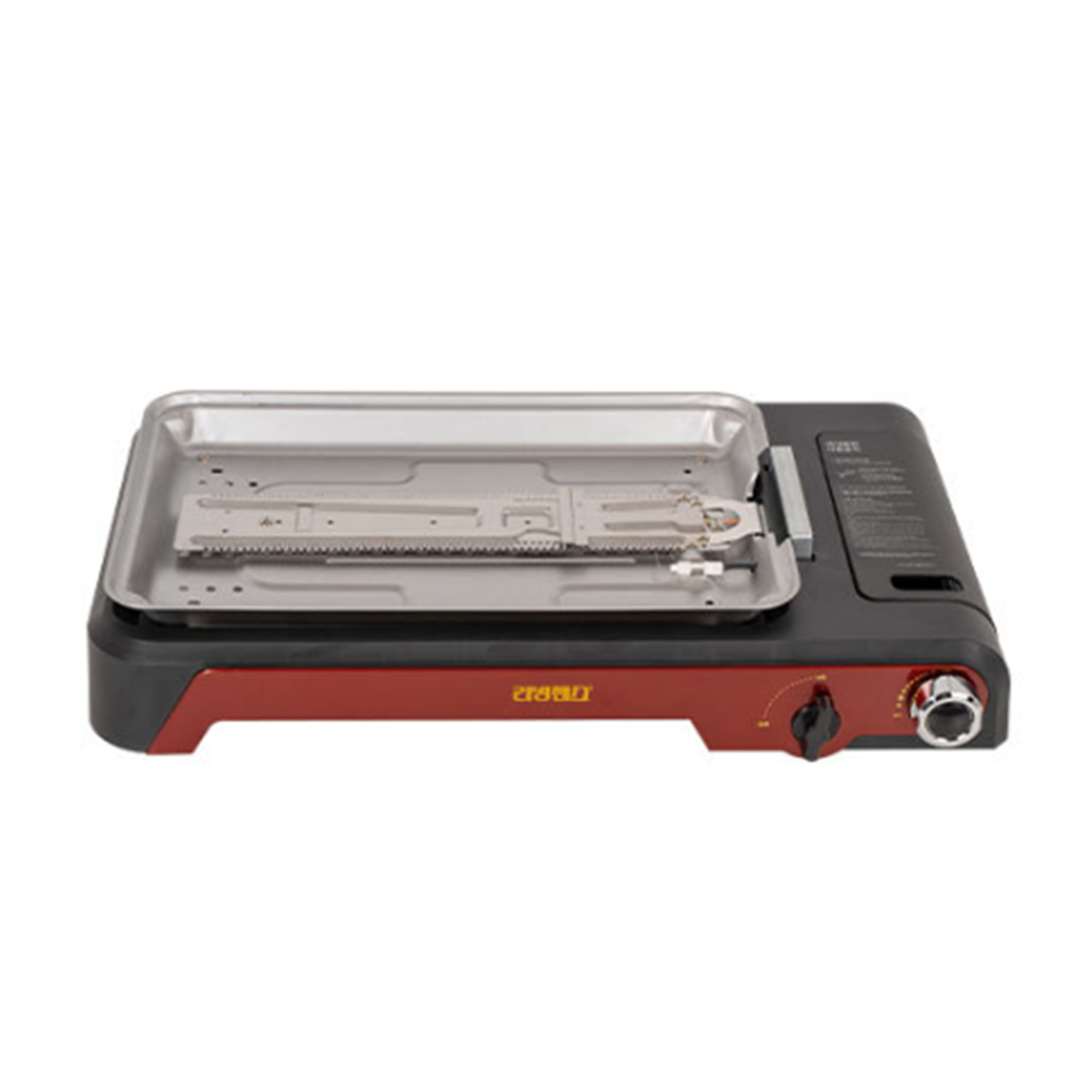 부탄가스그릴 가스 불판 대형 사각 캠핑 휴대용 와이드 그릴