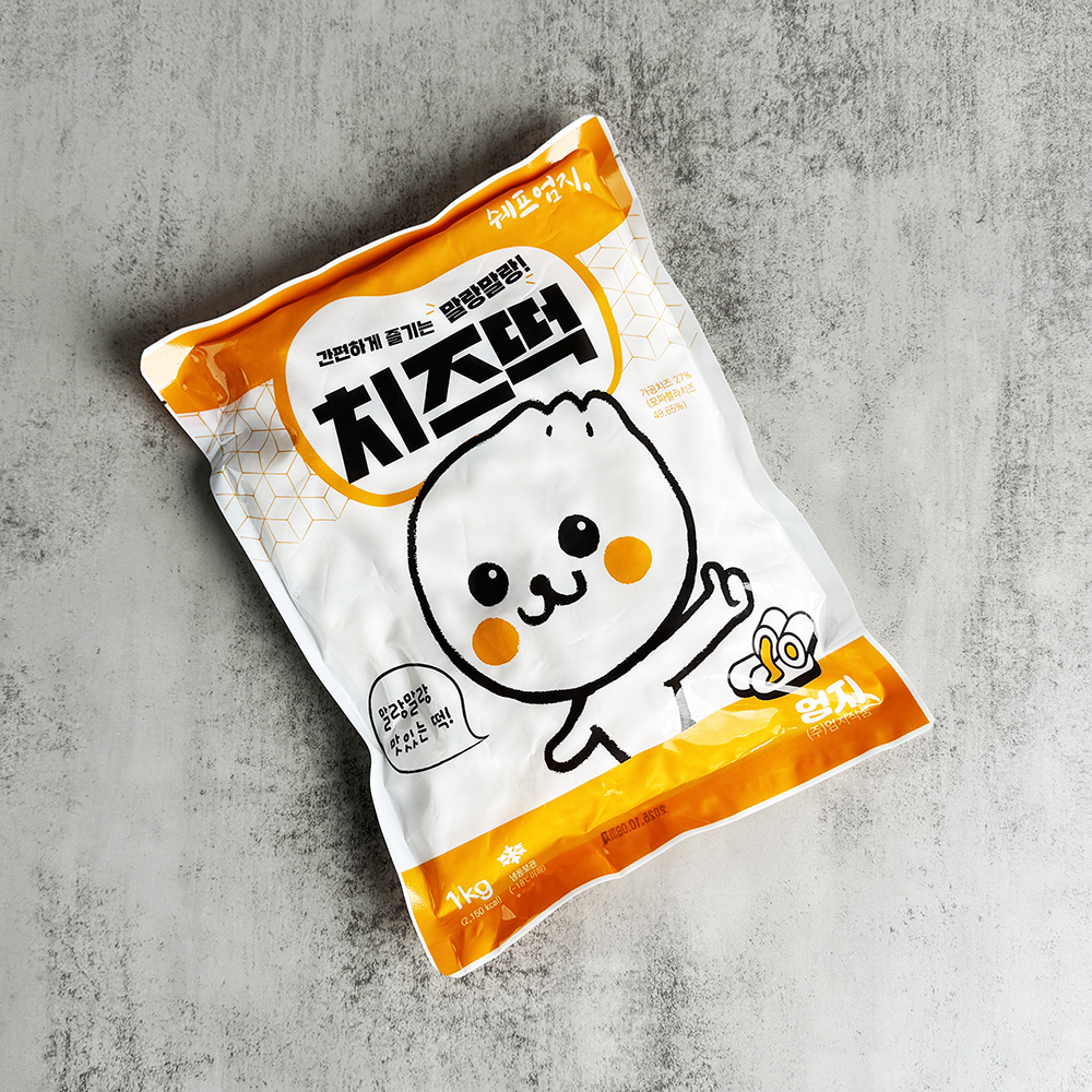 엄지 맛있는 냉동 치즈떡사리 치즈떡볶이떡 업소용 1kg - 상세 이미지 2