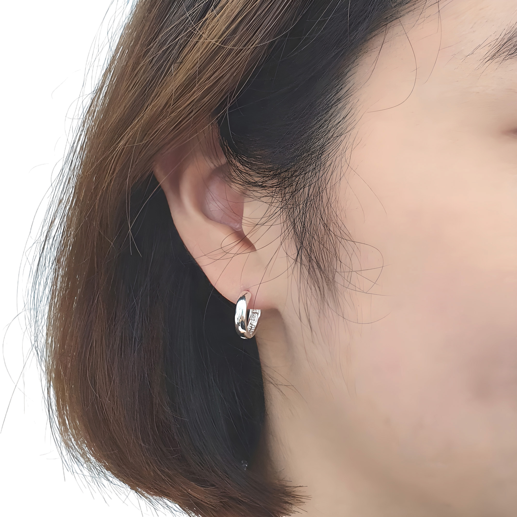 야랑쥬얼리 925 실버 후푸이어링(원터치) - 상세 이미지 3