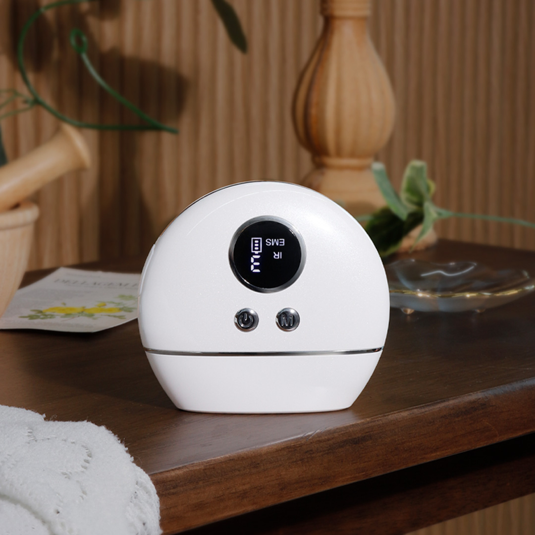 에이스켄티아 괄사 갈바닉 마사지기 진동 EMS 저주파 LED 홈케어 온열 ASKENTIA