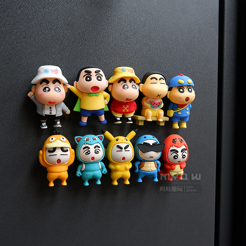 짱구 냉장고 자석 피규어 인테리어 소품 세트 굿즈 - 상세 이미지 4