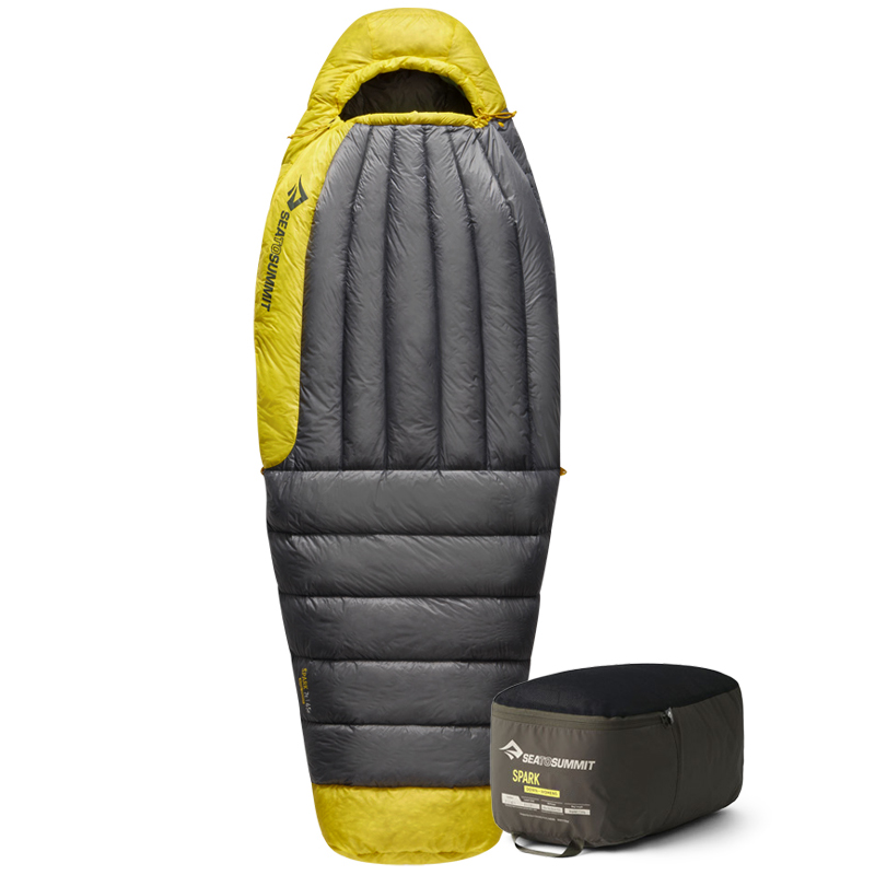 씨투써밋 스파크 4도 레귤러 침낭 캠핑 850필파워 구스다운 경량 백패킹 동계 거위털