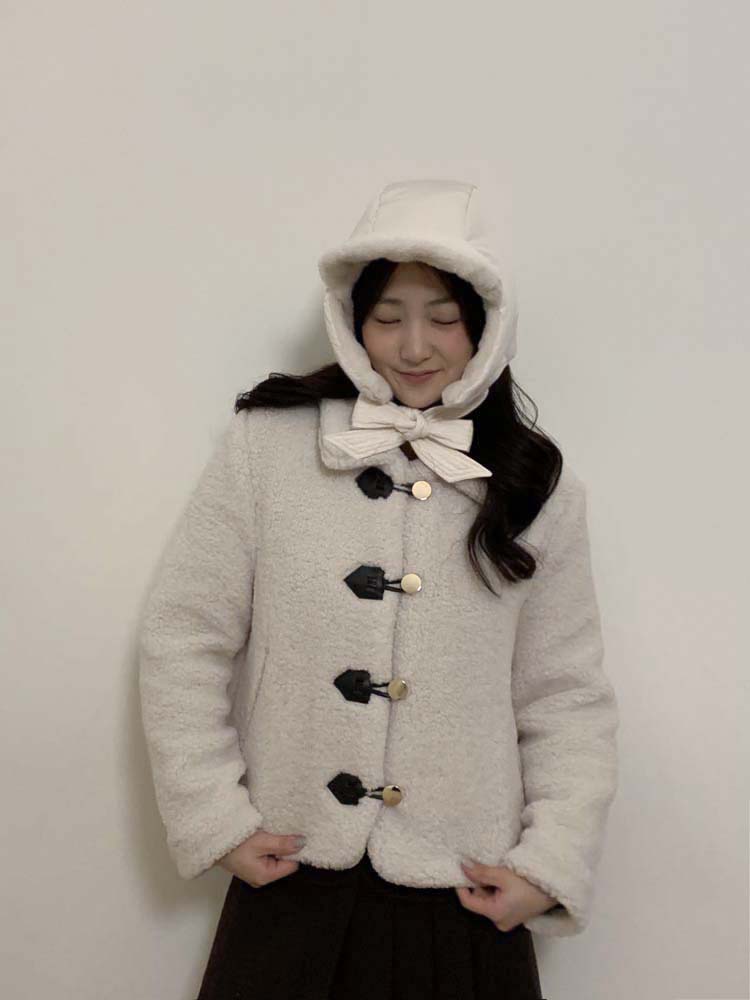 [무배] 셀프러브 치크 귀달이 햇 - 여성 방한 바라클라바 보넷 귀돌이 귀마개 귀덮개모자 - 상세 이미지 2
