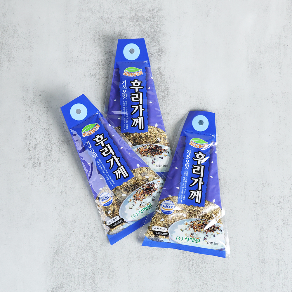 식예원 맛있는 가쓰오맛 후리가께 업소용 밥친구 (50g x 10개) x 6봉 주먹밥 알밥 - 상세 이미지 3