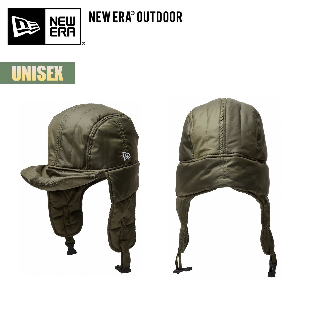 뉴에라 NEWERA 코듀라 스트레치 립스톤 모자 트루퍼햇 블랙 올리브 2컬러 - 상세 이미지 2