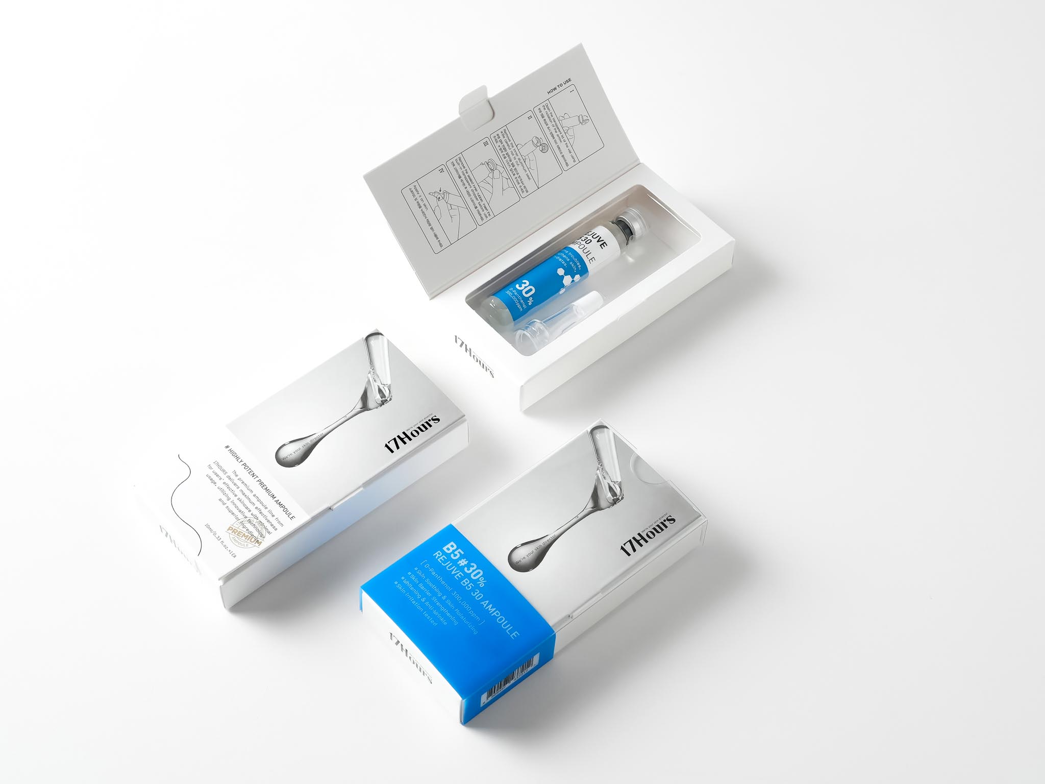 17아워즈 판테놀 앰플 B5 고함량 수분 진정 피부장벽 세럼 10ml - 상세 이미지 3