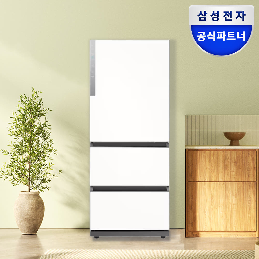 삼성전자 비스포크 김치냉장고 328L 스탠드형 3도어 김치플러스 가격 비교 삼성공식파트너 현성전자 삼성전자 비스포크 김치냉장고 328L 스탠드형 3도어 김치플러스