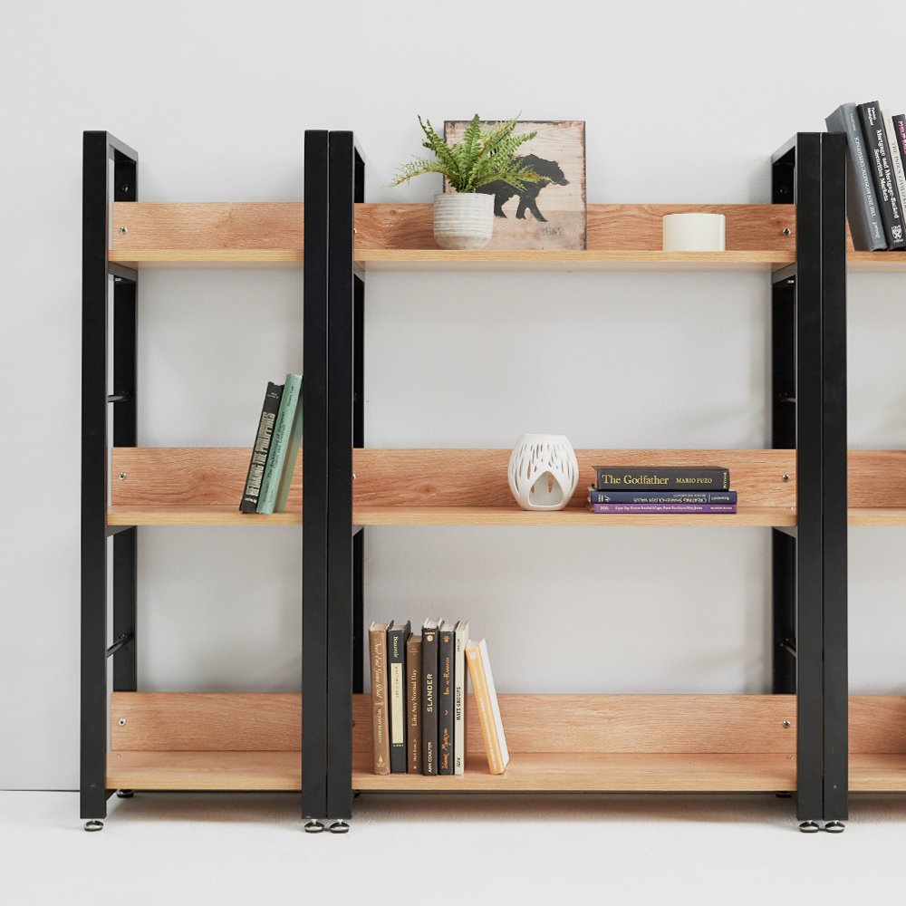[네이버단독 한정수량] 로니 철제 책장 3단 거실 400 DIY 인테리어 선반 이미지 7