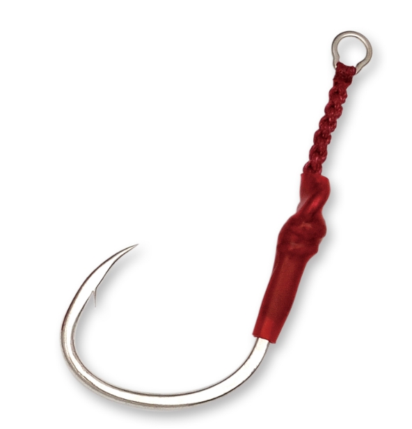 부시리 방어 데코이 그랜드파이크 지깅 바다 루어 낚시 바늘 싱글 훅 DJ-100 5호, 실버그레이 - 상세 이미지 2