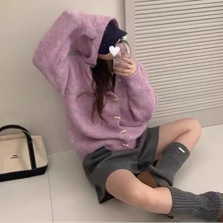 알파카가디건 떡볶이가디건 - 상세 이미지 2