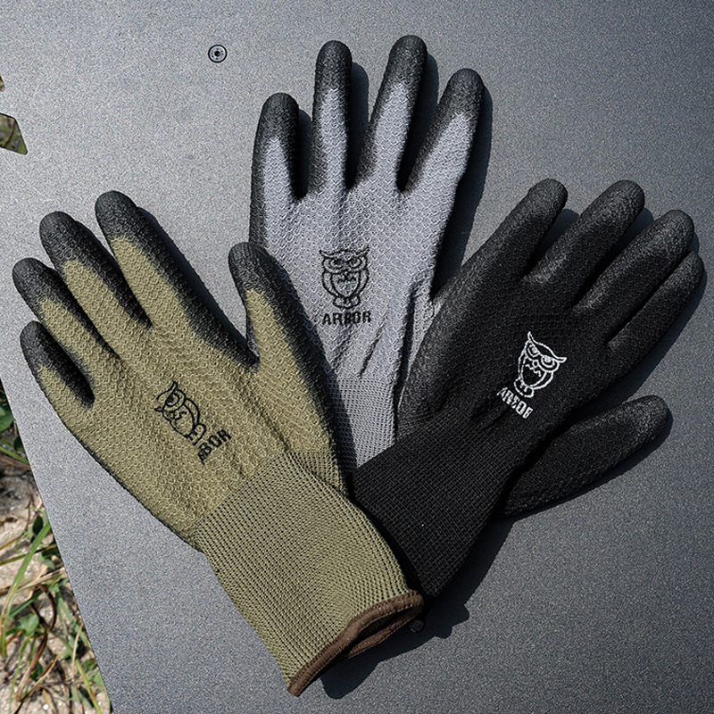 아버 아웃도어 작업 장갑 캠핑 손보호 글로브 안전장갑 텐트 피칭 반코팅 목장갑 코팅